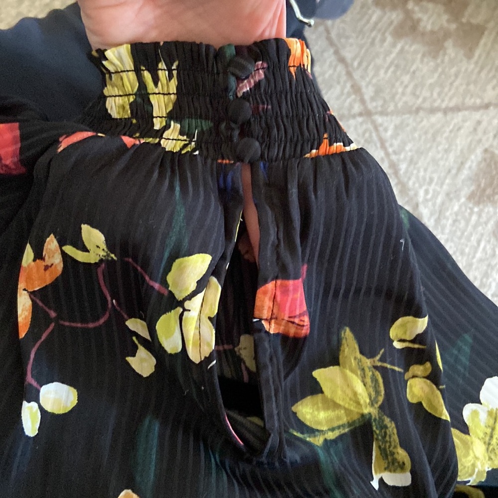 a new day Black Floral Midi Dress - Picture 9 of 9